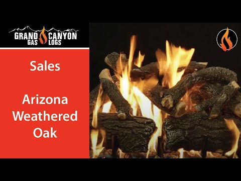 Grand Canyon Arizona Weathered Oak Log Set